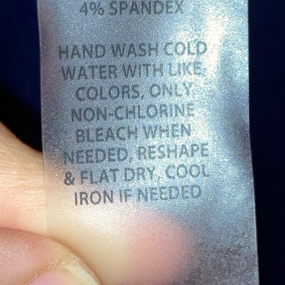 SOFT SURROUNDINGS Assymetrical Cowl Neck Navy Knit Tunic SZ: L - Picture 3 of 6